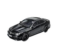 1：18 For Mercede-Benz Amg C63 W204 Resin Car Model Static Decoration Collection Mini Replica Toys(Black)