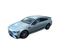 1 18 For Mercedes-Benz AMG GT63 Silver Sedan Simulation Alloy Car Model Toy Car Collection Ornament Gift Mini Replica Toys