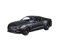 1:18 For Mustang Gt Sports Car Diecast Model Edition Alloy Vehicle Toys Collection Decoration Gift(Black,With box)