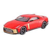 1 18 For Nissan GTR50 Supercar Die-cast Alloy Model Car With Sound And Light Pull-back Toy Car Vehicles Kit(B)