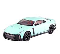 1 18 For Nissan GTR50 Supercar Die-cast Alloy Model Car With Sound And Light Pull-back Toy Car Vehicles Kit(D)