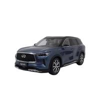 1:18 For Nissan Infiniti QX60 2022 SUV Simulation Alloy Car Model Fans Collection Decoration Ornaments Vehicles Toys(Blue)
