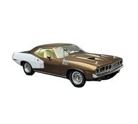 1:18 For PLH Cuda 1971 Die-cast Static Classic Car Model Souvenir Sedan Ornaments Hobby Collection Vehicles Kit