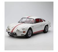 1 18 For Renault Alpine A110 1600S 1971 White Coupe Classic Alloy Car Model Collectible Gift Mini Replica Toys