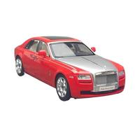 1:18 For Rolls-Royce Ghost Car Alloy Simulation Car Model Collection Gift To Friends And Relatives Vehicles Kit(Red Silver)
