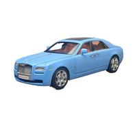 1:18 For Rolls-Royce Ghost Car Alloy Simulation Car Model Collection Gift To Friends And Relatives Vehicles Kit(Light Blue)