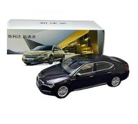 1:18 For SKODA SUPERB Simulation Alloy Die-casting Process Car Model Adult Toy Collection Replica Miniature Car ornaments models(Blue)