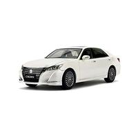 1 18 For Toyota 2015 Crown White Alloy Die Casting Static Model Car Crafts Collection Fashion Gift Mini Replica Toys