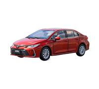 1 18 For Toyota Corolla Alloy Die Casting Red Gold Model Car Decoration Collection Display Gift Mini Replica Toys