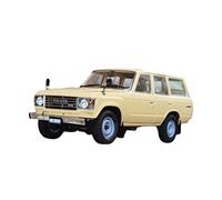 1 18 For Toyota Land Cruiser LC60 Off-road Die-cast Alloy Car Model Collection Ornaments Mini Replica Toys(C)