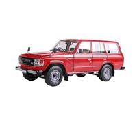 1 18 For Toyota Rand Land Cruiser LC60 Alloy Car Model Desktop Decoration Collection Display Vehicles Kit(Red)