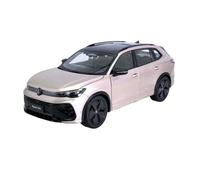 1:18 For Volkswagen Tiguan L Pro 2024 Sport Edition Large-Scale Car Alloy Ornament Model(Pink)