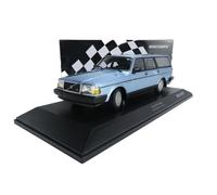 1:18 For Volvo 240 GL 1986 Sealed Alloy Car Model Toy Car Gift Collection Children Adult Hobby Replica Toys(Blue)