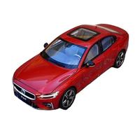 1:18 For Volvos S60 Simulation Alloy Die-casting Process Car Model Adult Toy Collection Replica Miniature Car ornaments models(Red)