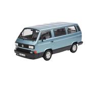 1 18 For VW Multivan T3 Van Metal Car Classic Nostalgic Model Alloy Does Not Open Doors Collectible Toy Vehicles Kit