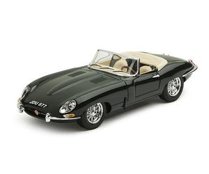 1:18 Jaguar E Type Convertible by Bburago in Dark Green 18-12046G Model Car