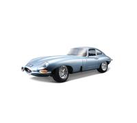 1:18 Jaguar E Type Coupe by Bburago in Silver Blue 18-12044S Model Car