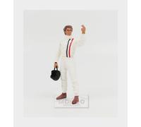 1:18 KK SCALE Figures Steve With Separate Decals White Red Blue KKDCFIG012 Model
