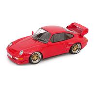 KK Scale KKDC181425B - Porsch 911 (993) GT2 BB S Rims Red 1996 - 1:18 Scale - Model Car