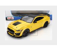 1:18 MAISTO Ford Usa Mustang Shelby Gt500 Coupe 2020 Yellow Black MI31452Y Model