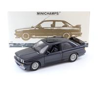 1:18 Minichamps BMW M3 E30 Street Evo Coupe 1989 Blue Metallic Diecast Model