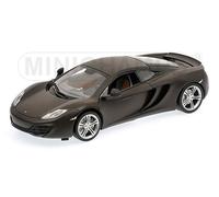 1:18 Minichamps Mclaren Mp4-12C 2011 Matt Black 110133021 Diecast Model