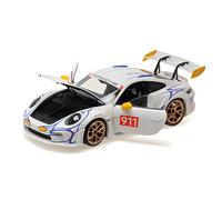 Minichamps 110062042 Porsche 911 (992) GT3RS White & Yellow 2023 - Scale 1/18 - Model Car