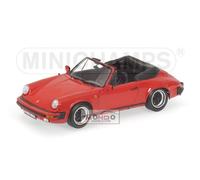 1:18 MINICHAMPS Porsche 911 Carrera Cabriolet 3.2 Red 1983 100063030 Model
