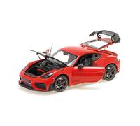 Minichamps - 1:18 Porsche Cayman GT4 RS Red w/Weissach Package 2024 - Diecast...