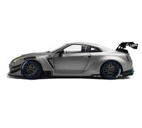 1:18 Nissan GT-R (R35) W/Liberty Walk Body KIT 2.0 Silver 2023