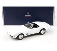 1:18 Norev Chevrolet Corvette C3 Convertible 1969 Can Am White