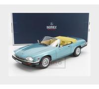NOREV 1/18 DIECAST 1988 JAGUAR XJ-S XJS CONVERTIBLE LIGHT METALLIC BLUE 182635