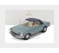 1:18 Norev Mercedes 230 Sl Pagode W113 Horizon Blue 1963 With Top