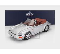 187330 Porsche 911 964 Carrera 2 Cabrio Silver Norev 1/18