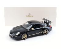 1:18 NOREV Porsche 911 997-2 Gt3 Rs Coupe 2009 Black Gold NV187563 Model