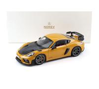 Norev 1:18 Porsche Cayman GT4 RS w/Weissach Bahama Yellow Pack 2023 (187252)