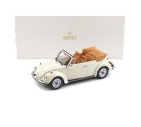 1:18 NOREV Volkswagen VW Beetle 1303 Cabriolet 1973 Cream White Diecast