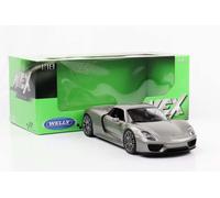 1:18 Porsche 918 Spyder 2012 Cabriolet Silver Welly Nex Diecast