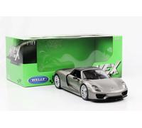 1:18 Porsche 918 Spyder 2012 Cabriolet Silver Welly Nex Diecast