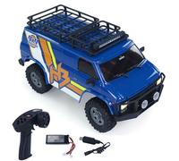 1/18 RC Rock Crawler Electric Off-Road Vehicle with Portal Axle and 2 Speed Control, FlySky Radio for Enhanced Performance and Stability