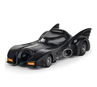 1:18 Scale Batman Tumbler Batmobile Die-Cast Model Car, Zinc Alloy Body, Smoke Spray Effect, Lights and Sound Effect (Engine Roaring), Openable Cockpit, Black (1989 Edition)