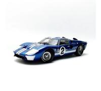 1 18 Scale Diecast Alloy 1996 For Ford GT40 MK2#2 Toys Cars Model Nostalgia Gifts Mini Replica Toys