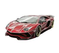 1 18 Scale For Lamborghini LP750-4 Simulation Resin Car Model Collection Ornaments Simulation Vehicle Playset