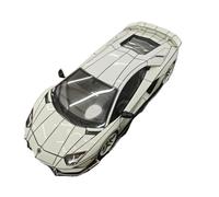 1 18 Scale For Lamborghini LP750-4 White Luminous Edition Car Model Simulation Vehicle Playset