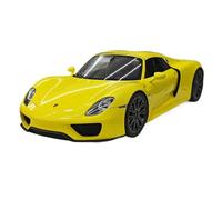 1:18 Scale For Porsche 918 Spyder Yellow Paint Simulation Car Model Ornaments Simulation Vehicle Playset