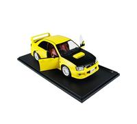1:18 Scale For Subaru Impreza STI SONIC 2003 Die-Cast Double-Door Car Model Yellow Display Piece For Vehicles Fans