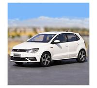 1:18 Scale Volkswagen Polo-GTI 2015 White Diecast Metal Model Car - Simulation Finished Miniature Replica for Adults Collection Ornaments Gift