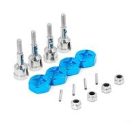 1/18 Scale Wheel Axle Hub Adapter Kit, 3-Piece Metal Upgrade for RC Cars, Improved Alignment and Stability, Lightweight 22g Design, for WLtoys Models
