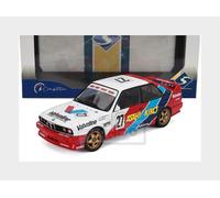 Solido BMW E30 M3# 27 - Classic Motorsport Design Car with Body Edges, Take-off Number, White 1:18