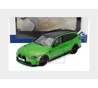 Solido BMW M3 (G81) Touring - Sporty Estate with Black Roof, Contrast Detailing, Alloy Wheels, Diecast Model Car, Green, 1:18